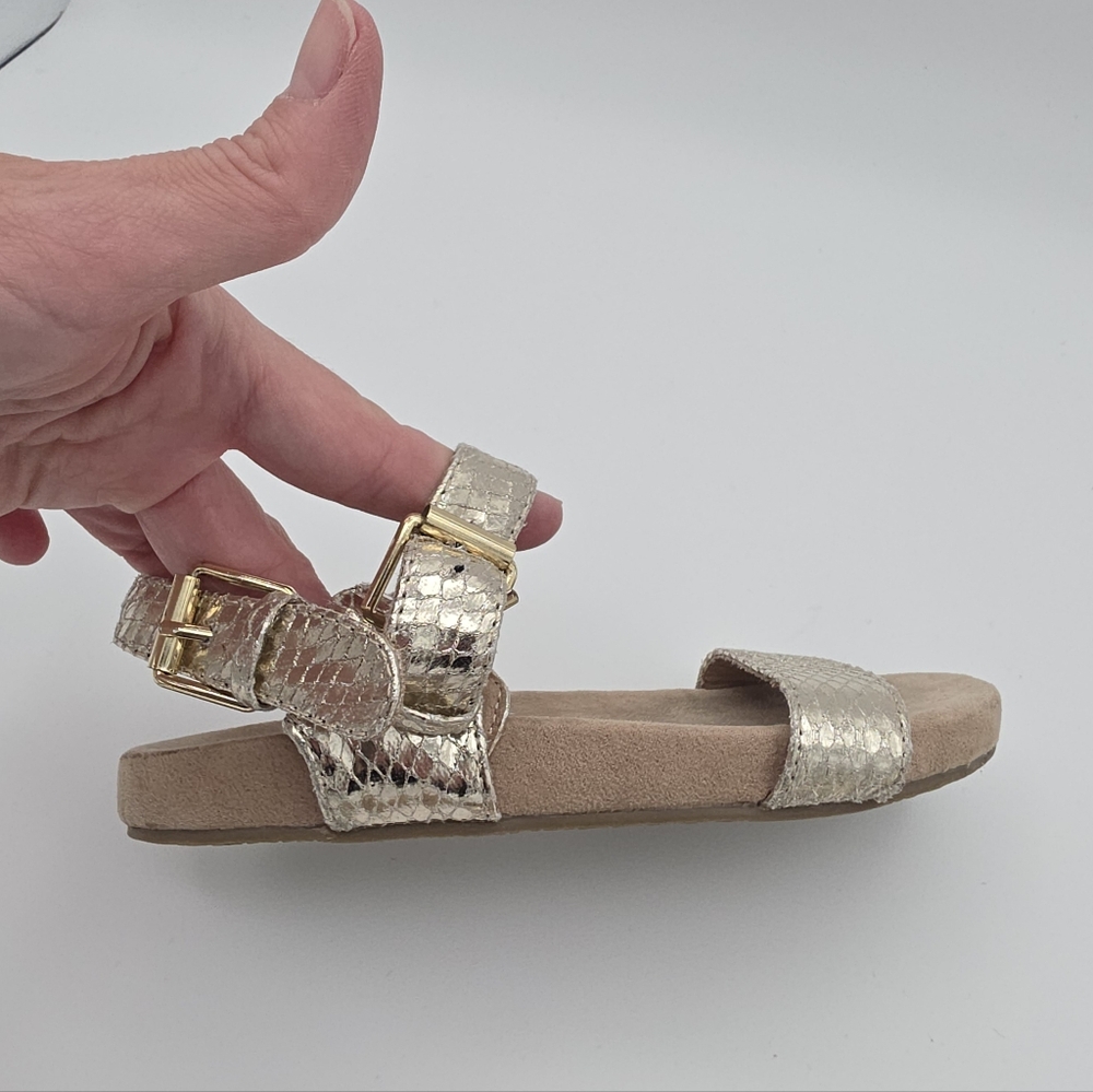 Michael Kors Gold Kids Sandals Sz 10